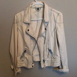 White jean jacket from France